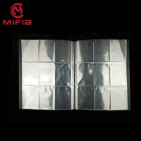 MIFIA plastic poly 20 pages presentation folder display card holder clear book