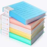 Large Capacity Display Book Hard Plastic Cover Presentation Folder Custom 60 Pockets File Folder