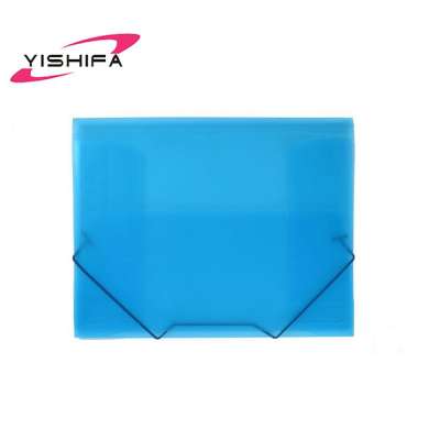 Transparent elastic band plastic file pp document bag hanging bag