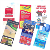 advertisement promotional paper card flyers and magnetic card