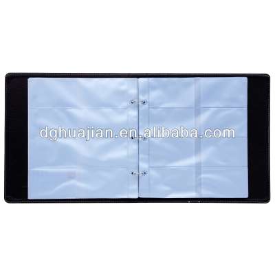 Ring binder pp business card book,business card volumes